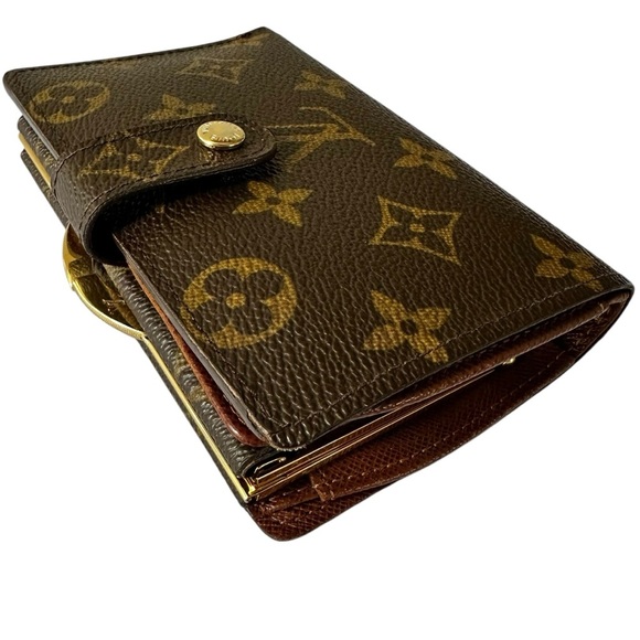 Louis Vuitton Monogram Leather Kisslock Bifold Wallet - Picture 10 of 13